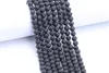 Mode diy tillbehör lava rock lösa pärlor svart pärla natursten pärlor för kvinnor armband smycken gör grossist bulk mycket