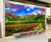 HD pastoral landscape TV wall mural 3d wallpaper 3d wall papers for tv backdrop