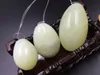 Free shipping Drilled natural jade eggs massage 3pcs/set yoni eggs For Face Body Massage kegel exercise