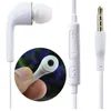 Earphones With Mic 3.5mm For Samsung Galaxy S7 S6 S4 J5 N7100 Headphones In-ear PVC Mobile Phone Handsfree Microphone no package