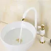 Bathroom Basin Faucet with single hole Single Handle ,Grilled white /rose golden paint sink faucet/Bathroom Multifunctional wrench