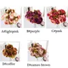 Ev Dekoratif Çiçekler Avrupa Yapay İpek Çiçekler Çin 13 Şubeleri Güz Sahte Canlı Şakayık Düğün Parti Dekorasyon için