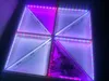 LED -effekter RGB -dansgolv Stage Light Disco Panel 432PCSX10mm Dance KTV Lighting