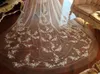 New Arrival Cathedral Wedding Veils Three Meters Long With Lace Applique Two Layers Custom Made Cheap Bridal Veil