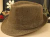 Kvinnor Fedora Trilby Gangster Cap Sommarläckan Panama Hat Vintage Retro Jazz Dance Hat Beach Sunhat 10st / Lot