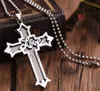 20PC Best New Gift Unisex's Men Women Gold Silver Stainless Steel Cross Pendant Necklace Chain