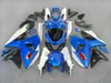 Formowanie wtryskowe Top Sprzedaż Zestaw do spraw elektrowni dla Suzuki GSXR1000 09 10 11-15 Blue White Black Fairings Set GSXR1000 2009-2015 OT24