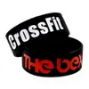 1PC The Box CrossFit Silicone Wristband 1 Inch Wide Black Soft And Flexible A Great for Sport Gift