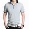 2021 Moda Polos T-shirt Erkekler Rahat T Gömlek Işlemeli Medusa Pamuk Polo Gömlek Yüksek Sokak Yaka Polos Gömlek