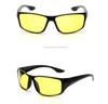 Unisexe HD Fashion Yellow Lenses Lunettes de soleil Vision nocturne Goggles Crivoile Verreurs de conduite Peroues UV Protection 10pcs / Lot