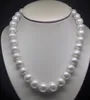 NYHET HET SÄLJ 12-11MM AKOYA REAY WHITE PEARL HALSBAND