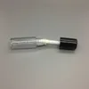 0,8 ml wiederverwendbare Leere Lip Gloss Balm Rohr Flasche DIY Container Phiolen 50x13mm Schwarz-Silber-Gold-Cap