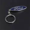 For Ford Fiesta EcoSport ESCORT odak için Anahtarlık Metal Zamak Llaveros Chaveiro Anahtarlık ford Metal 3D anahtarlık halkası Araç Logo