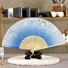 10pclot Silk Dance Hand Fan and Wedding Party Decor Gifts Butterfly Flower Asian Pocket Fan23618514509736