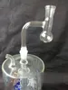 T-förmiges transparentes Filterrohr-Glasbong-Zubehör, einzigartige Ölbrenner-Glaspfeifen, Wasserpfeifen, Glaspfeifen-Ölplattformen, die mit Droppe rauchen