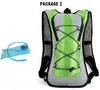 Sports de plein air sac à eau vélo vélo sac à dos sac à dos 5L vessie bosse sac à dos pochette en TPU système d'hydratation pour randonnée escalade