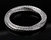 Real Eternity Ring Luxury Full Stone 5a Zircon Birthstone 925 Sterling Silver Women Wedding Ring Engagement Band Size 5-10 Gift191K