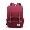 21 Color Men Women Outdoor Sport Travel Bag Pack Fashion Vintage Canvas Backpack Shoulder Student School Rucksack