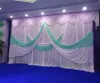 3m*6m wedding backdrop swag Party Curtain festival Celebration Stage Performance Background valance