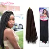 faux locs crochet tresses cheveux 1418 pouces cheveux synthétiques tressage tresse coiffures dreadlocks doux extension de cheveux synthétiques kanekalon5772068