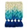 3 Tone Ombre Crochet Vlechten Haar Kanekalon Jumbo Vlechten Mode Synthetisch Haarverlenging Synthetisch Vlechten Haar Meer Kleuren