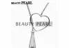 5 stuks Sterling 925 zilveren doos ketting hart hanger montage ketting sieraden ketting lege instellingen voor parels