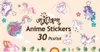 30 pièces mignon licorne autocollants personnalisés affiche Stickers muraux pour chambres maison ordinateur portable planche à roulettes bagages voiture enfants bricolage dessin animé style Stic5184715