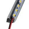 50PCS / LOT LED Rigid Strip Light Bar Cabinet Smycken Light SMD 5630 LED Hard Strip DC12V 100cm 72 LED med V Aluminium Shell