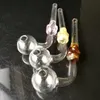 Cr￢nio colorido de bong bongs bongues de ￳leo queimador de ￳leo tubos de ￡gua equipamentos de tubo de vidro fumando
