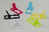Partihandel Candy Color Cell Phone Holder Bracket Mini Plastic Folding Dual Lazy Support Mobiltelefon Mounts Universal Bracket