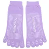 Wholesale-2016 new arrival Men Women Socks Five Fingers Antiskid Dance Toe Socks Causal Dot print Short Sock Fitness DP873842