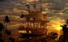 Classic Living Room Art Wall Decor Fantasy Pirate Pirates Ship Boa Oil painting Picture HD Printed On Canvas For Home Decoration