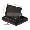 4.3inch Foldable Car Monitor Reverse Rear View Monitor 2 Video Input for Camera DVD VCR