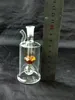 Hookahs Color nectar heart water jellyfish , Wholesale Glass Bongs Accessories, Glass Hookah, Water Pipe Smoke