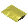 200pcs / Lot 7.5 * 10cm coloré Fermeture à glissière de verrouillage en feuille d'aluminium d'emballage Sac refermable pour Zip Alimentation Épicerie Stockage Mylar Serrure d'emballage au détail Pouch