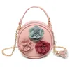 미니 패션 체인 소녀 공주 꽃 액세서리 작은 가방 어린이 가방 어깨 대각선 크로스 아기 핸드백
