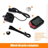 Wirelesswired Bike Computer 20 Funktioner Hastighetsmätare Kortometer Cykling Trådlös MTB -cykelstopptur Bicycle Computer9794194