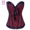 Floral Jacquard Espartilho Roxo Body Shaper Espartilhos e Corpetes Barato Mulheres Sexy et Corsage Gothique Corpetes E Espartilhos