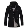 도매 - 남성 트렌치 패션 겨울 자켓 다운 파카 windproof 코트 플러스 크기 5xl 4 색