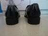 Luxury Handgjorda Herrskor Pekade Metal Toe Slip-On Black Leather Dress Shoes Zapatos de Hombre, Storstorlek EU38 till 46, US6 till US12
