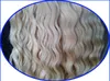 #613 Bleach Blonde curly human hair brazilian hair 2PCS/LOT kinky curly virgin brazilian wave hair weaves,Double drawn,No shedding,ta