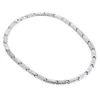 7mm Vrouwen Mens Ketting Link Choker Ketting Topkwaliteit Rvs Gezondheidszorg Magnetische Ketting Groothandel Dropship Sieraden