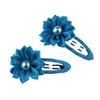 Babyhaarverzierungen der freien Verschiffen Kinder kleine Blumen Minihaarclip-Randclip kleiner Haarclipordner FJ142 Mischungsauftrag 60 Stücke viel