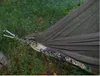 Przenośna tkanina spadochronowa Podwójna osoba Camping Camo Hammock Wiszący łóżko z Moskitiery Sleeping Hammocks na kemping i wędrówki