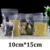 10x15cm HD Clear Plastic Food Grade Bag d'emballage Sac PE PE PE PE PE RESELLABLE SAC