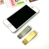 Stainless Steel Brass Money Clipper Slim Money Wallet Clip Clamp Card Holder Credit Name Card Holder 20x52mm ZA4915