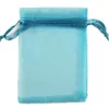 500pcs Eyelash Organza Drawstring Pouches Smycken Party Bröllop Favor Giftväskor 7 x 9 cm / 2,8 x 3,5 tum