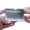 Business Name Credit ID Card Holder Metal Aluminium Box Cover Case Silver Ny