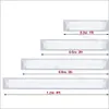 جديد مثبت على السطح LED BATTEN ROW أنابيب الأضواء 2FT 4ft T8 تركيبات Purificati LED TRI-PROICHING TUBE 20W 40W AC 110-240V SUNWAY518