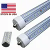 أنابيب LED 8 قدم T8 FA8 V شكل كلا الجانبين Light T8 2.4m LED Tube 65W 72W لأضواء الفلورسنت الباب الباردة AC85 ~ 265V